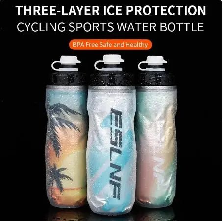 610ml Lightweight Cycling Water Bottle – Portable MTB & Road Bike Bottle, Keep Cold, Outdoor Bike Accessory - Honesty Sales