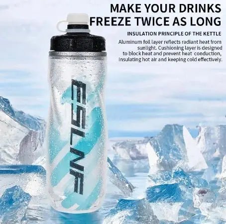 610ml Lightweight Cycling Water Bottle – Portable MTB & Road Bike Bottle, Keep Cold, Outdoor Bike Accessory - Honesty Sales