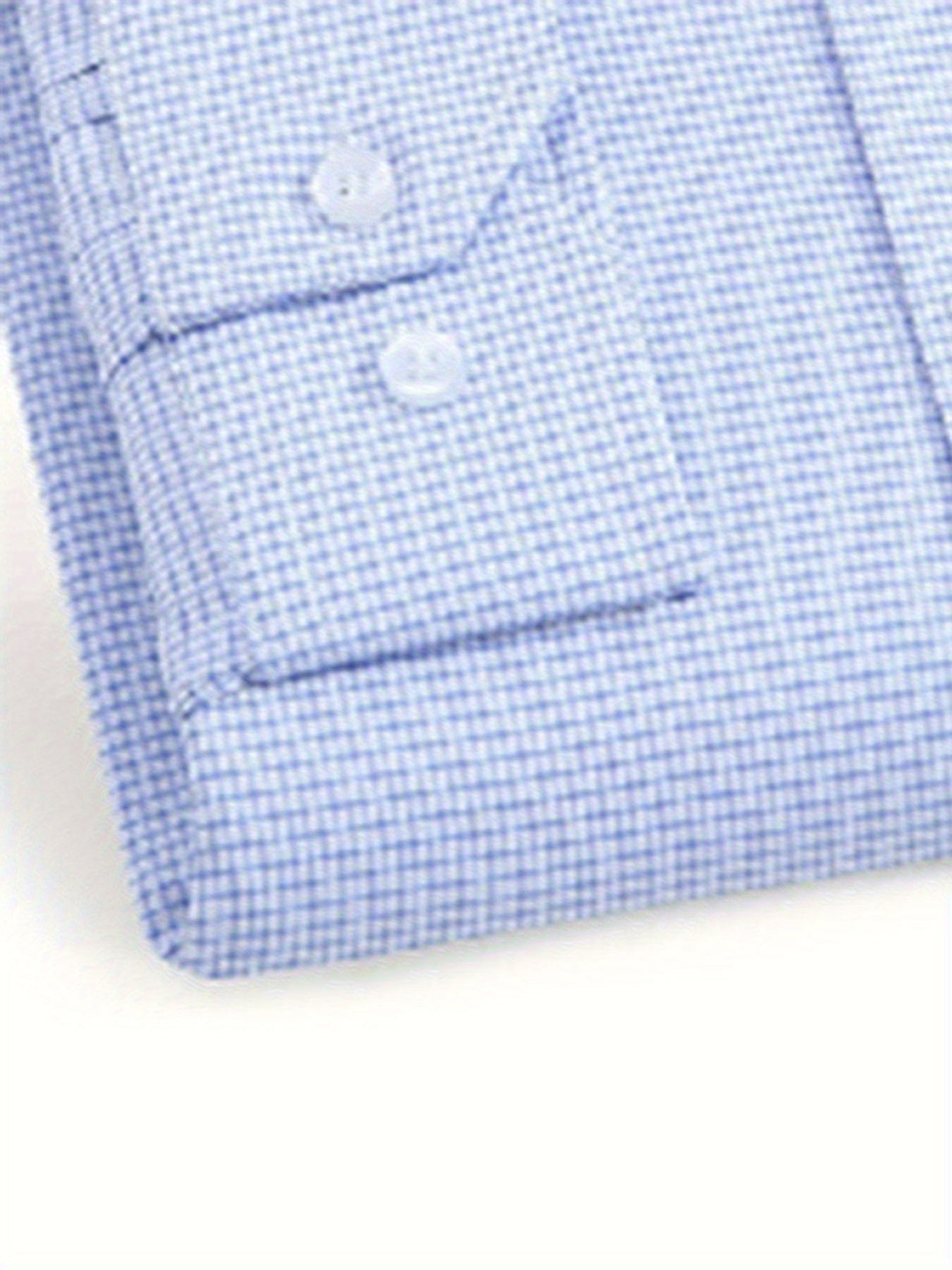 Men’s Plaid Bamboo Fiber Henley Shirt – Lightweight Button-Up, Regular Fit, Summer Wear