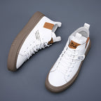 BUBUK Men’s Winter Mid-Calf Boots – Slip-On, Warm Ankle, Thick Rubber Sole for Business & Casual Wear