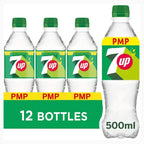 7UP Regular Lemon and Lime Bottle PMP 500ml (Case of 12)  Honesty Sales U.K