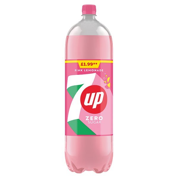 7Up Pink Lemonade 2 Litres (6 x 2ltr) - Honesty Sales