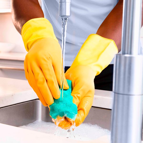 Marigold Extra-Life Kitchen Gloves, Large (Case of 6 Pairs)