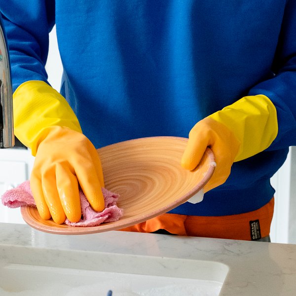 Marigold Extra-Life Kitchen Gloves, Small (Case of 6 Pairs)