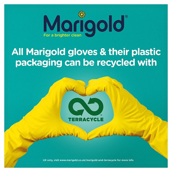 Marigold Extra-Life Kitchen Gloves, Small (Case of 6 Pairs)