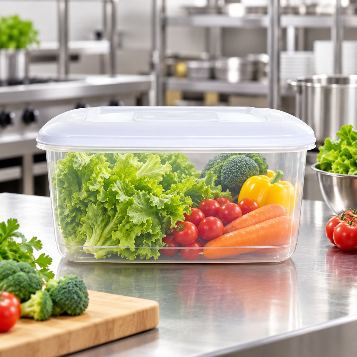 10L food storage box used for ingredients in a catering kitchen