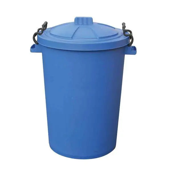 85L Clip Bin with Lid Blue - Honesty Sales