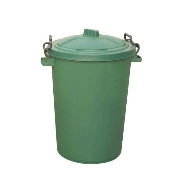 85L Clip Bin with Lid Green - Honesty Sales