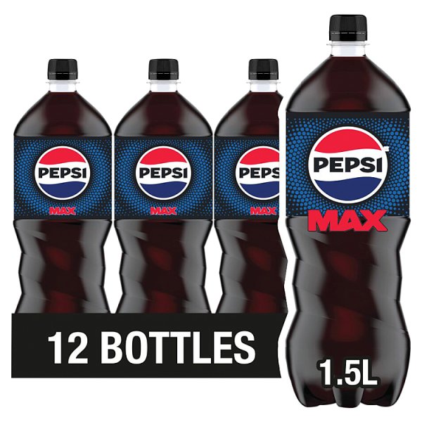 Pepsi Max 1.5 Litres (12 x 1.5ltr)