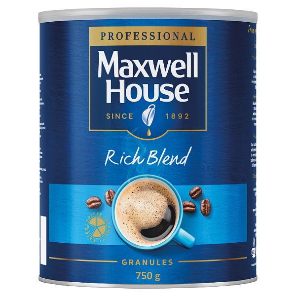 Maxwell House Professional Rich Blend Granules 750g (6 x 750g)