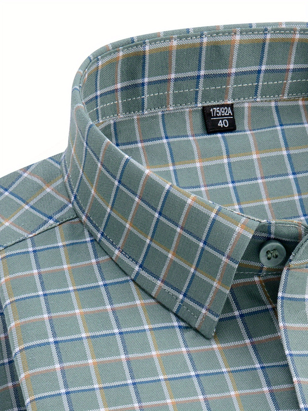 Men’s Summer Plaid Long Sleeve Shirt – Trendy, Breathable, Comfortable Casual Wear