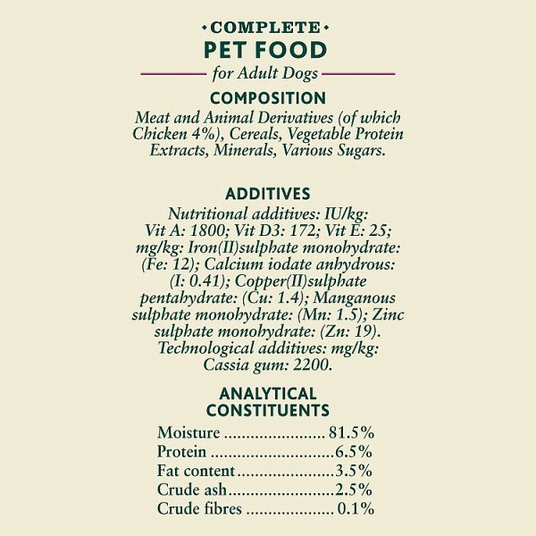 WINALOT Classics Mixed in Jelly Chicken Wet Dog Food 400g (Case of 12) Image secondaire du produit