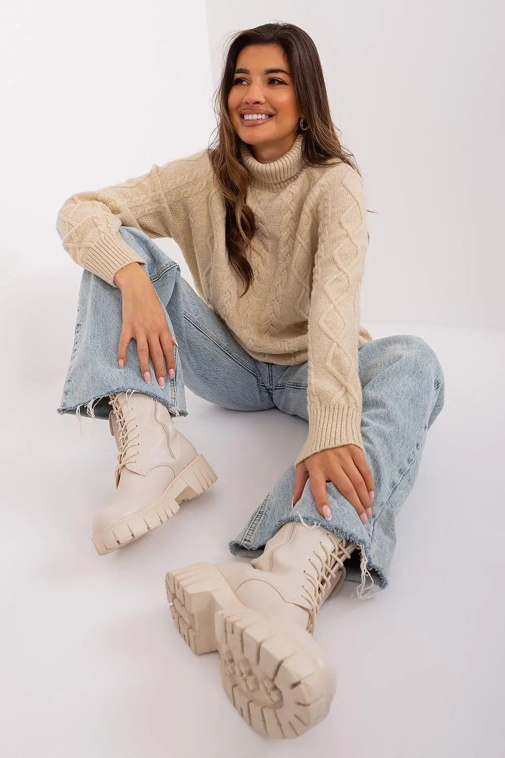 AT touch acrylic womens sweater Zweitbild