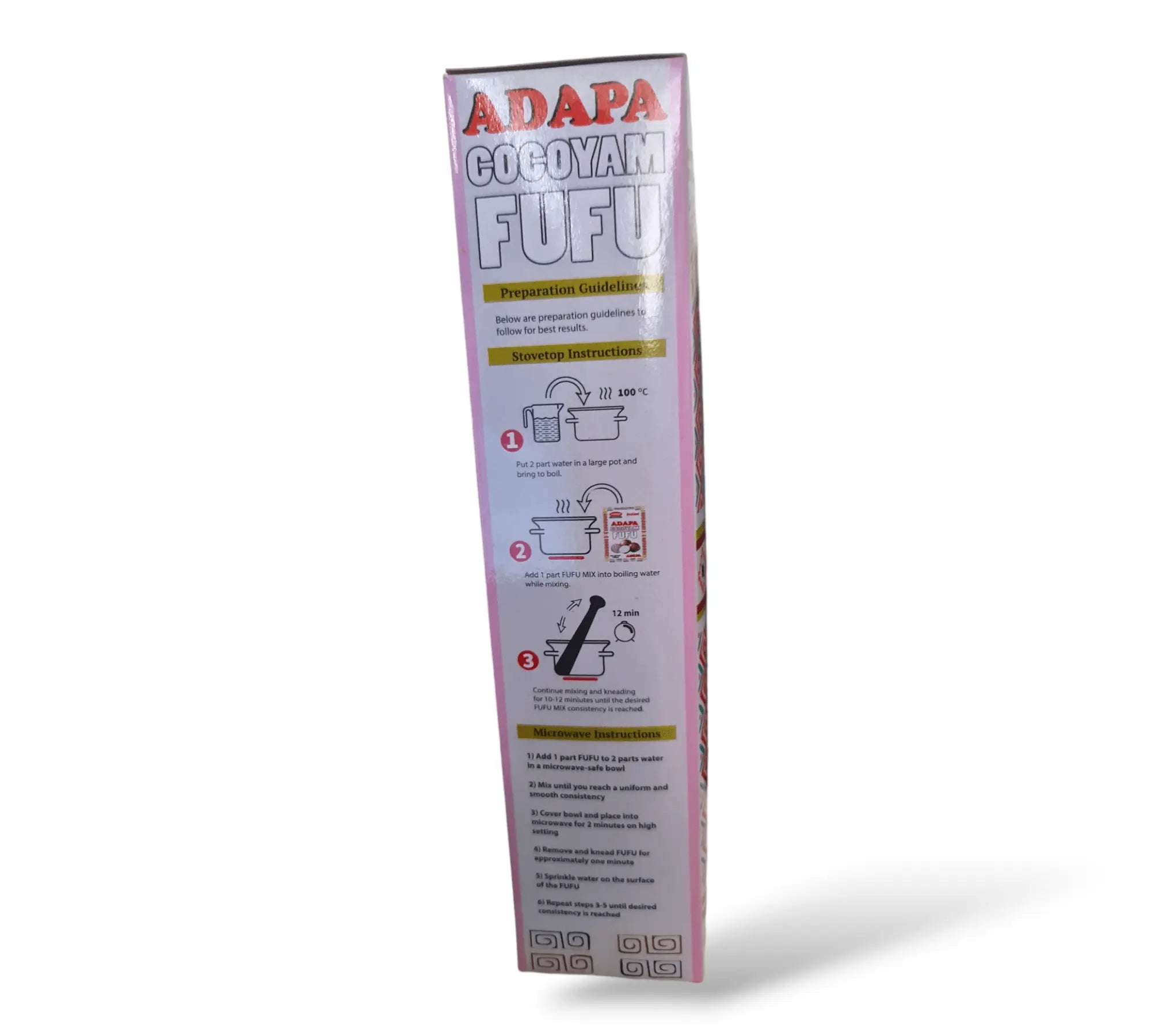 Adapa Cocoyam Fufu 600g - Honesty Sales U.K