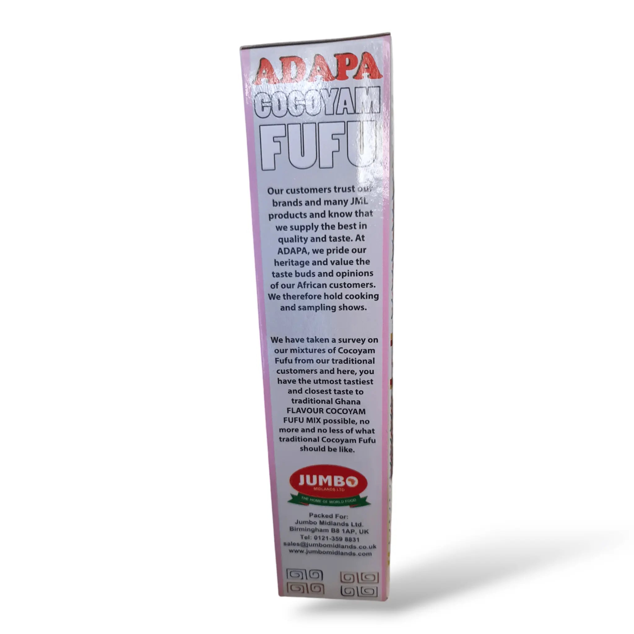 Adapa Cocoyam Fufu 600g - Honesty Sales U.K