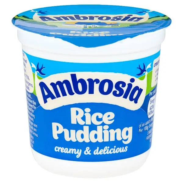 Ambrosia Ready To Eat Rice Pudding Pot 150g (Case of 6) - Honesty Sales