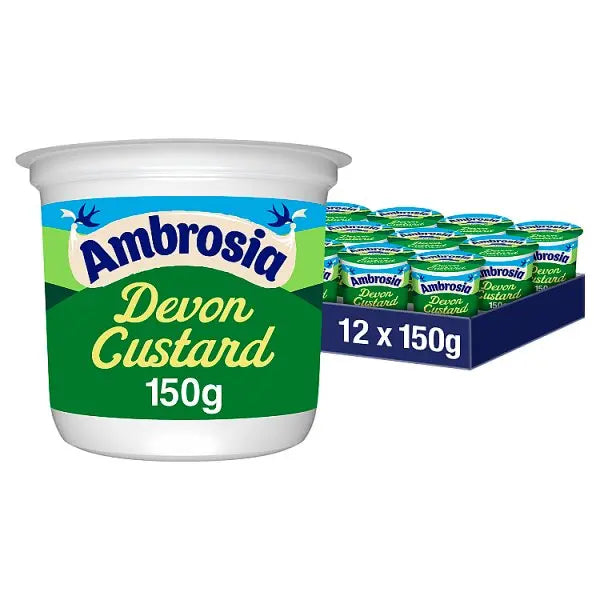 Ambrosia Ready to Eat Devon Custard Pot 150g (Case of 12) - Honesty Sales