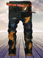 American retro personality makes old men's straight jeans  Honesty Sales U.K