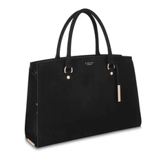 Aricia Black Vegan Laptop Bag - Honesty Sales U.K