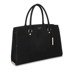 Aricia Black Vegan Laptop Bag - Honesty Sales U.K