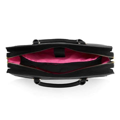 Aricia Black Vegan Laptop Bag - Honesty Sales U.K
