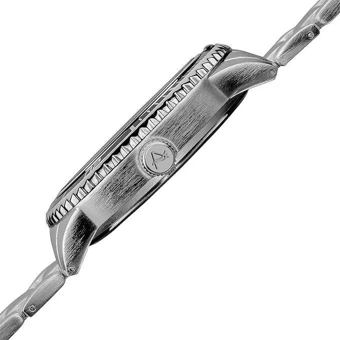 August Steiner Mens Mercury Quartz Multifunction Divers Bracelet Watch - Honesty Sales