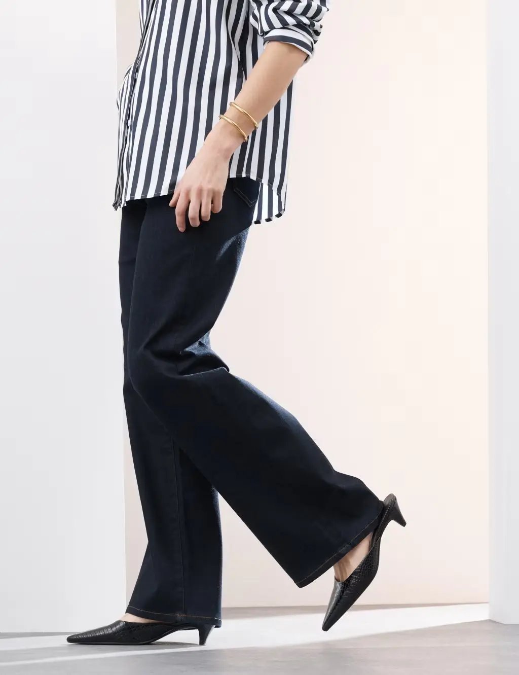 Autograph High Waisted Wide Leg Jeans - Honesty Sales