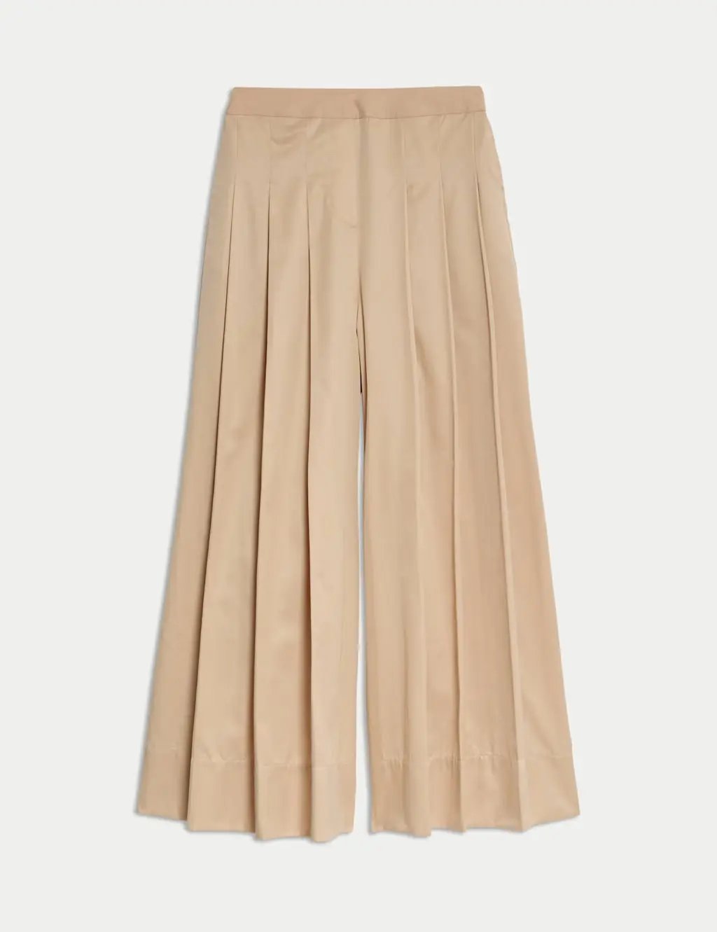 Autograph Pleat Front Super Wide Leg Trousers - Honesty Sales
