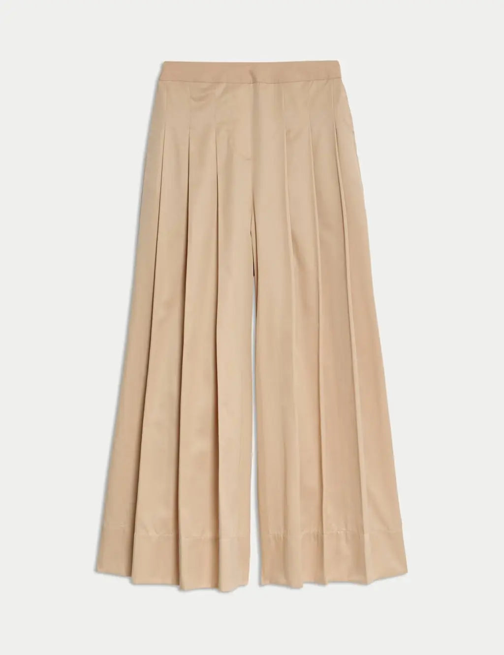 Autograph Pleat Front Super Wide Leg Trousers - Honesty Sales
