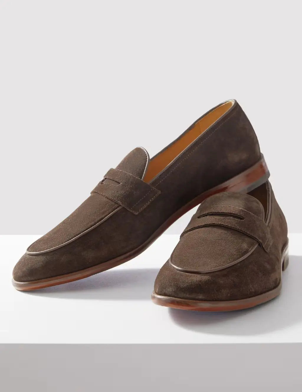 Autograph Suede Slip-On Loafers Honesty Sales