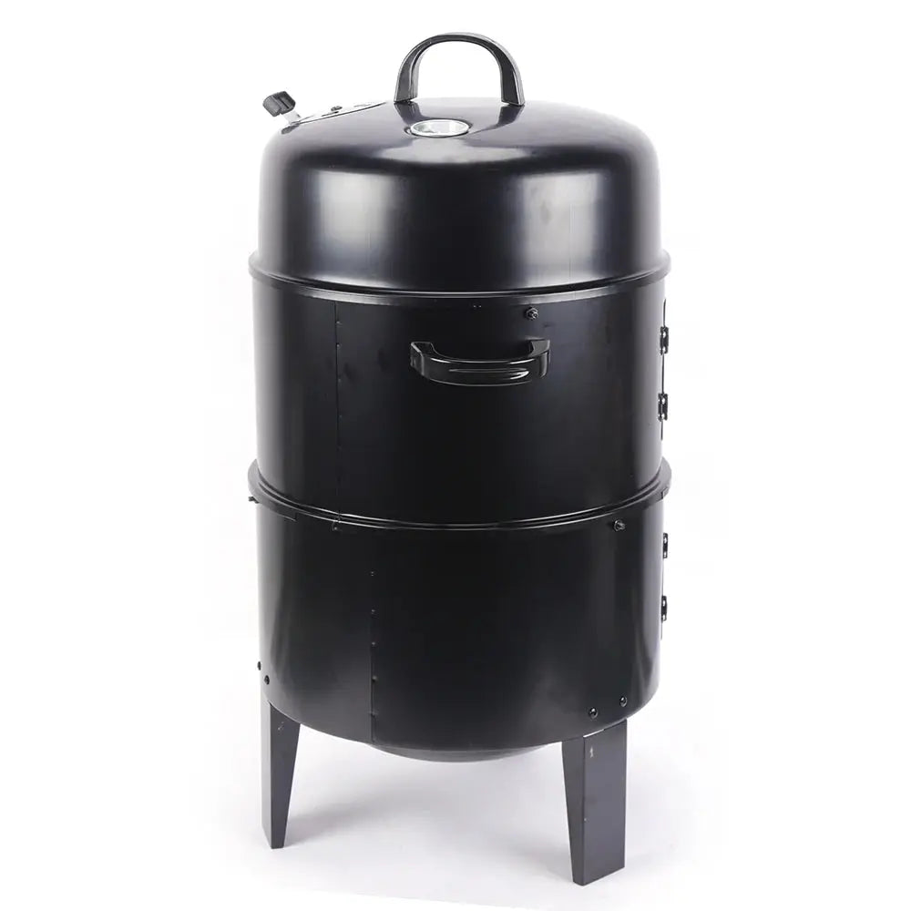 BBQ Smoker Oven Charcoal Smoker Smoker Cabinet Smoker Bin Thermometer For Outdoor Barbecue Meat Food  Honesty Sales U.K