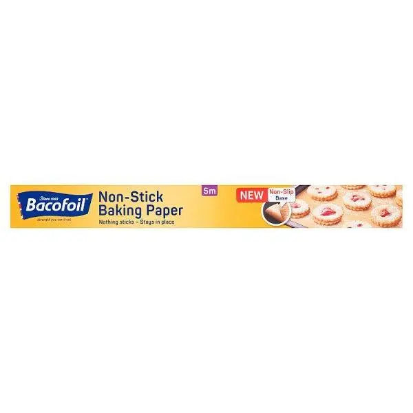 Bacofoil® Non-Stick Non-Slip Baking Paper 380mm x 5m - Honesty Sales