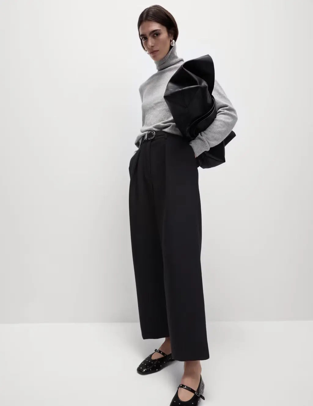 Barrel Leg Trousers - Honesty Sales