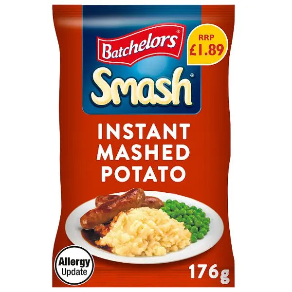 Batchelors Smash The Original Instant Mashed Potato 176g (Case of 6)  Honesty Sales U.K Main image
