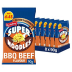 Batchelors Super Noodles BBQ Beef Flavour 90g (Case of 8)  Honesty Sales U.K