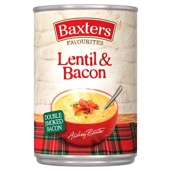 Baxters Favourites Lentil & Bacon 400g (Case of 12)  Honesty Sales U.K Main image