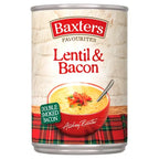 Baxters Favourites Lentil & Bacon 400g (Case of 12)  Honesty Sales U.K