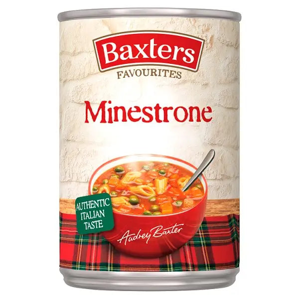 Baxters Favourites Minestrone 400g (Case of 12)  Honesty Sales U.K