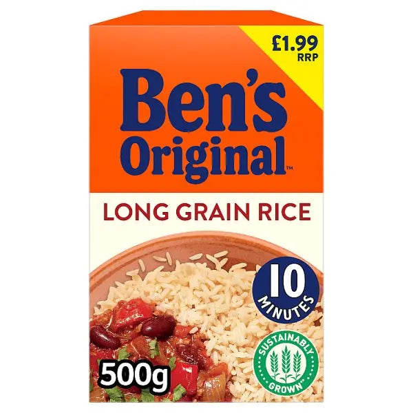 Ben's Original Long Grain Rice 500g (Case of 6) - Honesty Sales Hauptbild