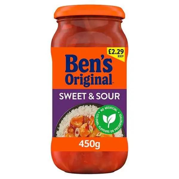 Ben's Original Sweet & Sour 450g (Case of 6) - Honesty Sales