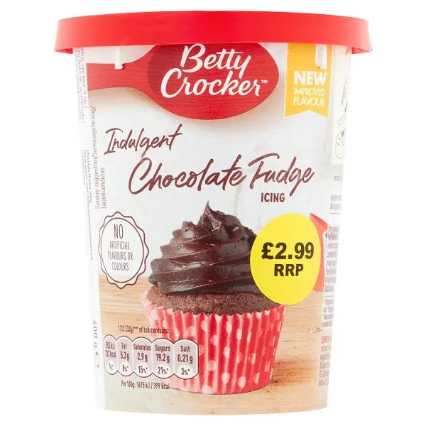 Betty Crocker Indulgent Chocolate Fudge Icing 400g (Case of 4) Betty Crocker Main image