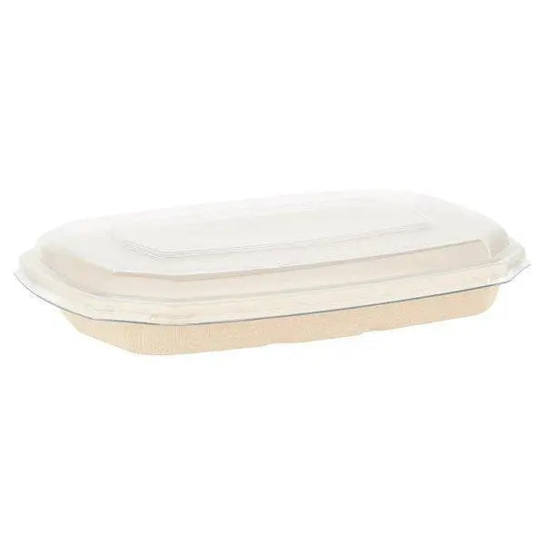 BioPak 25pcs Takeaway Trays & Lids - Honesty Sales