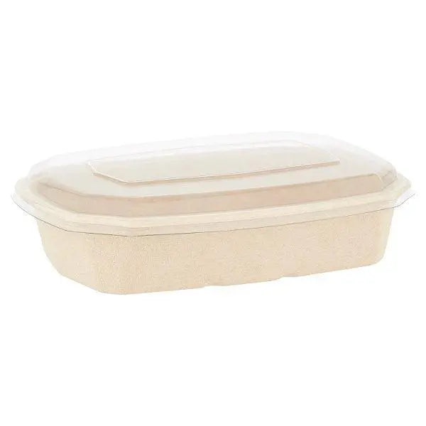 BioPak 25pcs Takeaway Trays & Lids - Honesty Sales