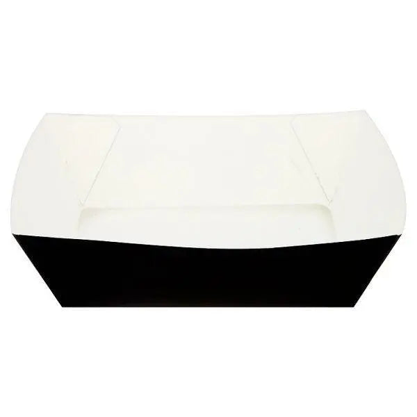 BioPak Black Burger Tray - 100pcs - Honesty Sales