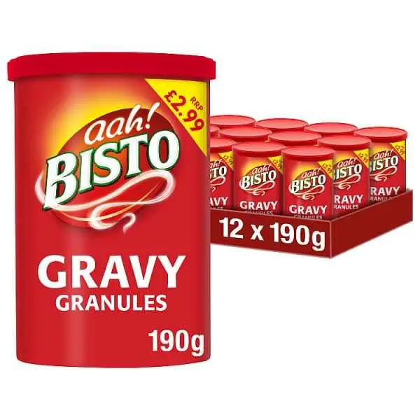 Bisto Gravy Granules 190g (Case of 12) - Honesty Sales