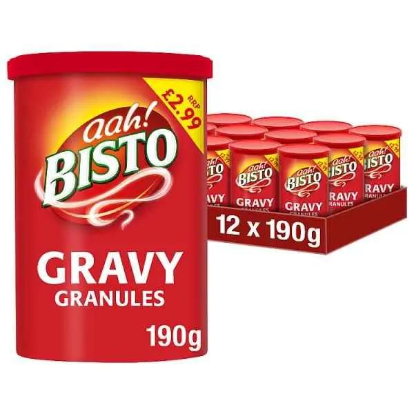 Bisto Gravy Granules 190g (Case of 12) - Honesty Sales