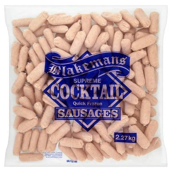 Blakemans Supreme Quick Frozen Cocktail Sausages 2.27kg - Honesty Sales Main image
