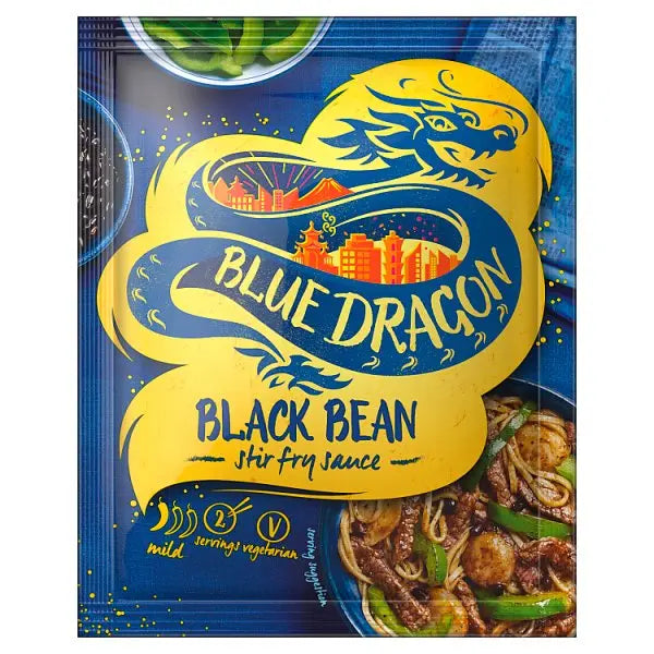 Blue Dragon Black Bean Stir Fry Sauce 120g (Case of 12) - Honesty Sales Main image