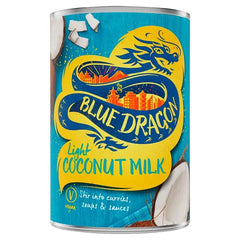Blue Dragon Light Coconut Milk 400ml (Case of 6) - Honesty Sales