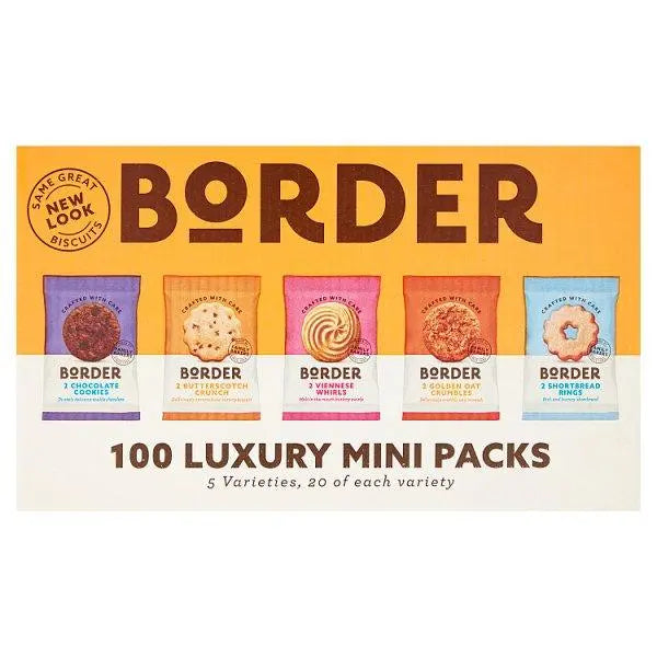 Border 100 Luxury Mini Packs (Case of 100) - Honesty Sales U.K Main image